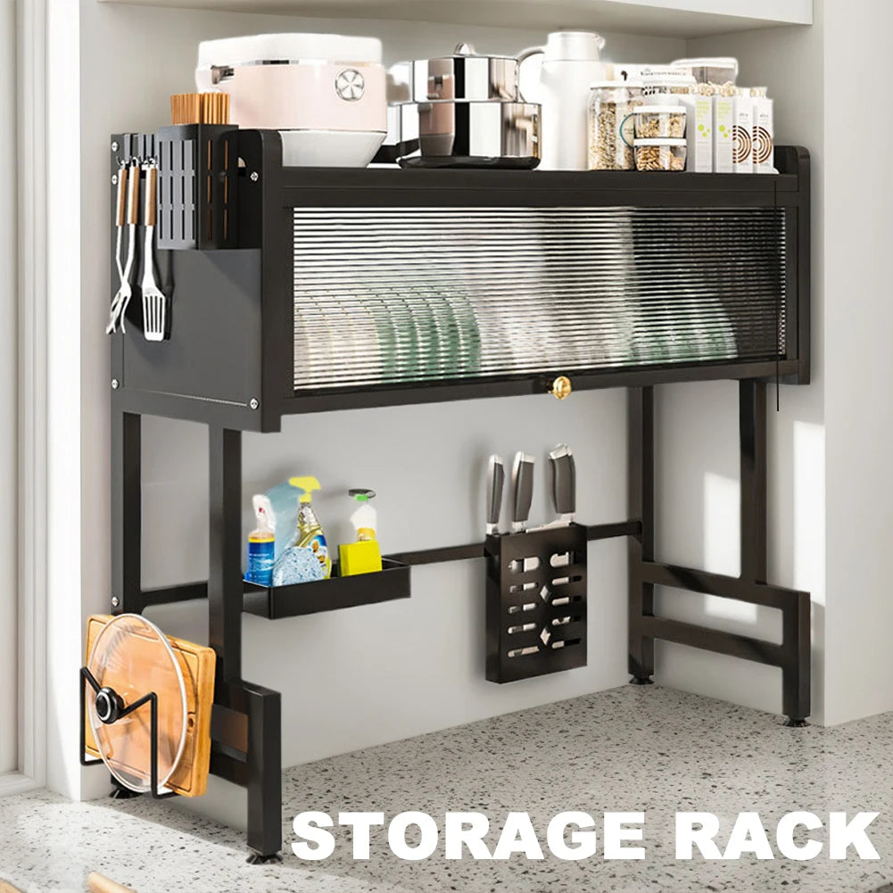 Shunmaii Kitchen Drain Shelf 3-Tier Over Sink Dish Rack Cover