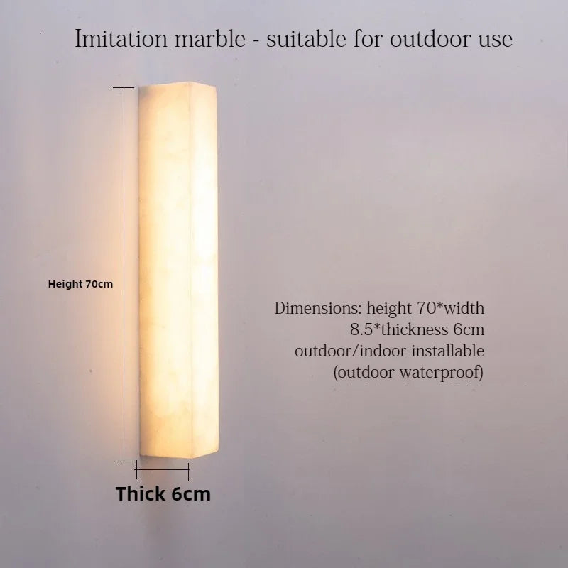 Outdoor LED Wall Light Stainless Steel IP65 Waterproof