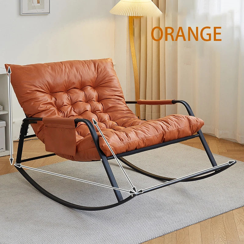 Oversized Bird's Nest Outdoor Rocking Chair Cushions for Rattan