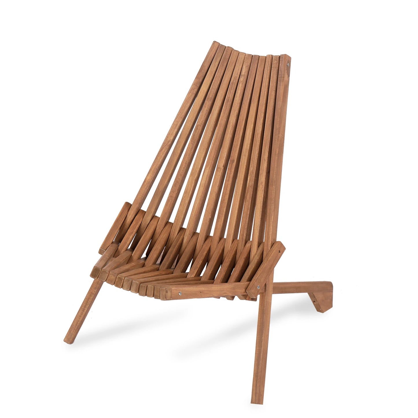 Hign-concerned Wood Folding Outdoor Chair Low Profile Acacia
