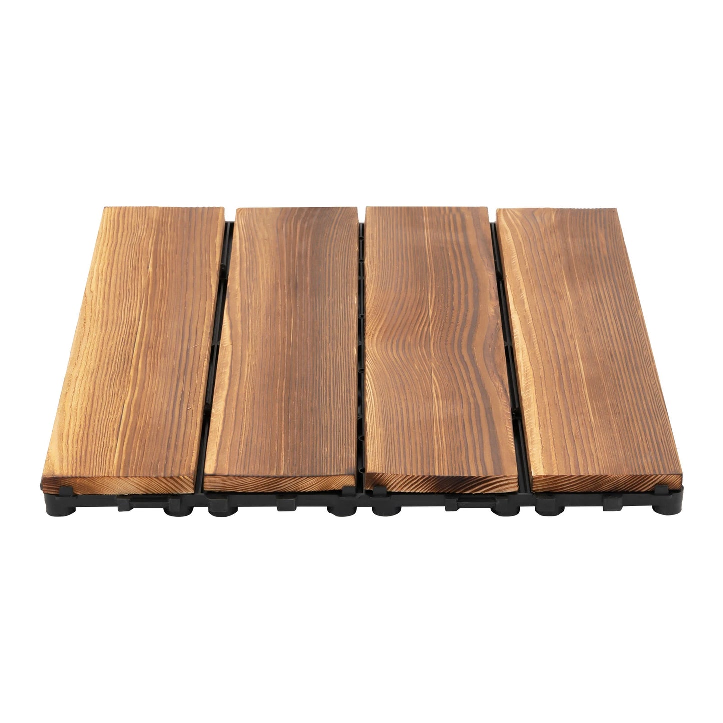 Wood Plastic Composite Interlocking Deck Tiles Waterproof For Indoor Outdoor