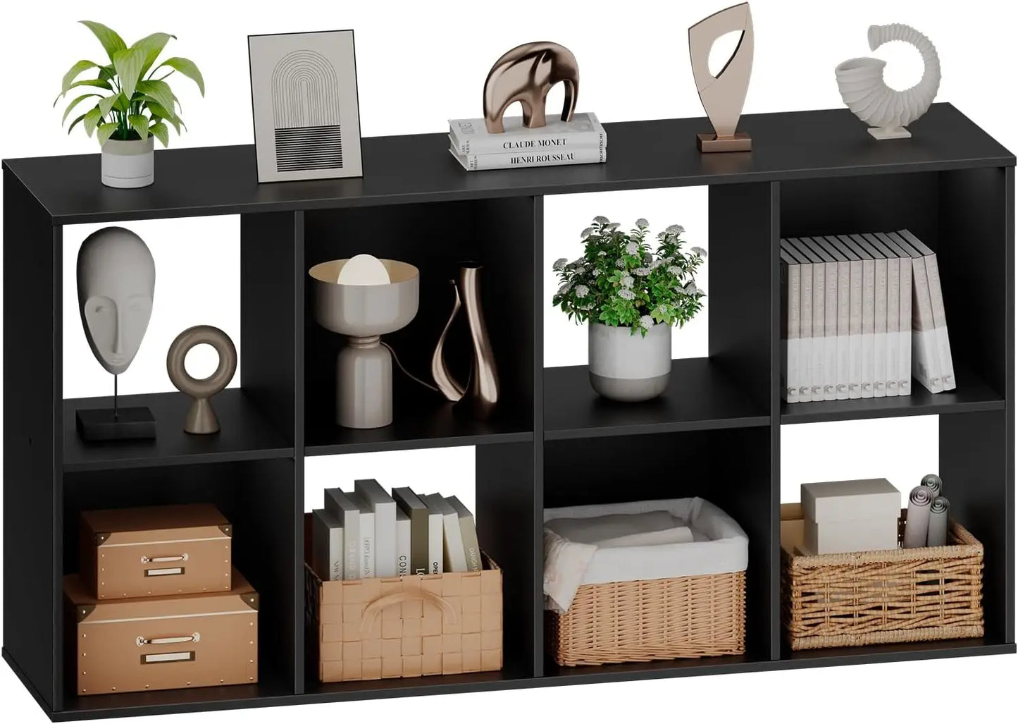 XMSJ 8 Cube Storage Organizer Open Cube Bookshelf Living Room