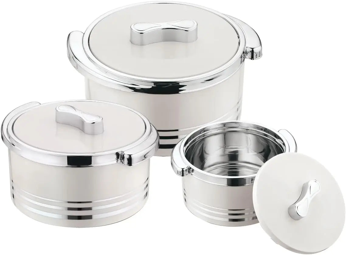 Insulated Casserole Dish Set With Lids Stainless Steel Serveware