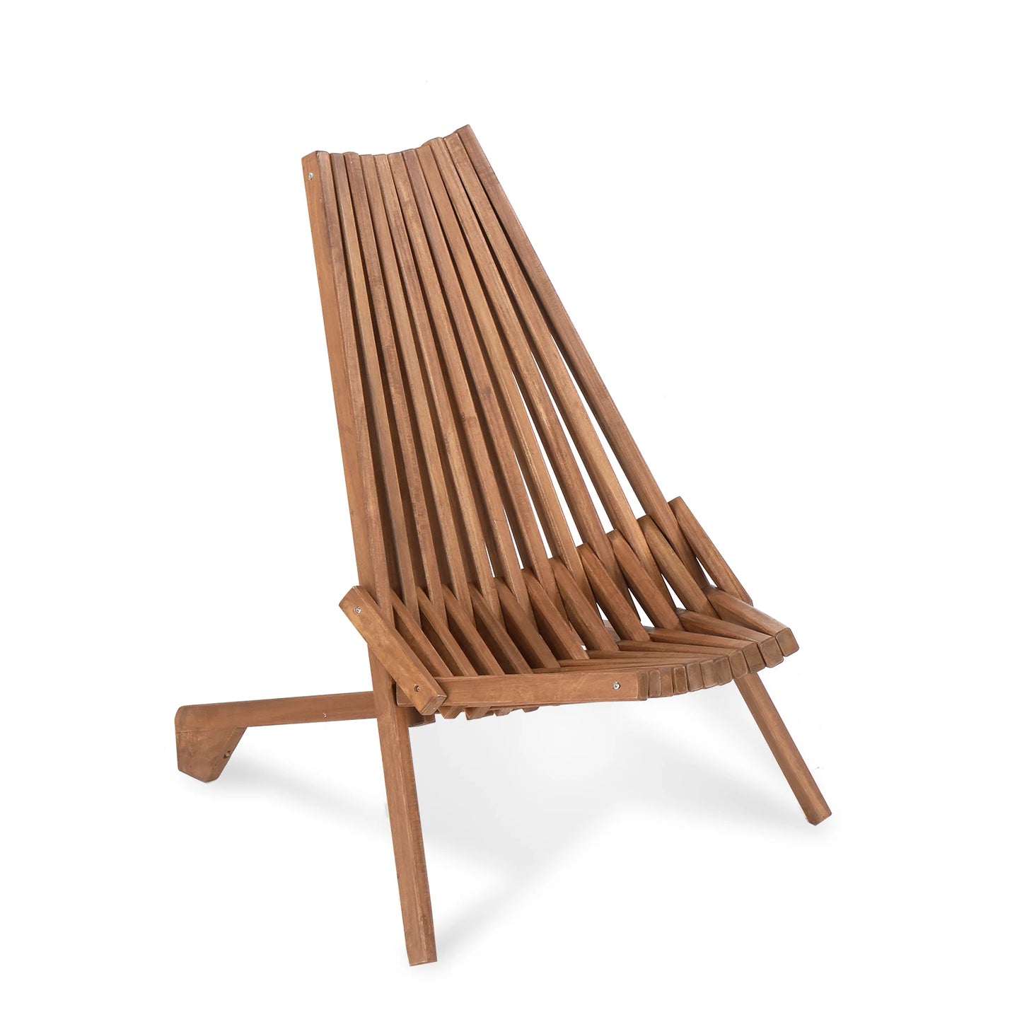 Hign-concerned Wood Folding Outdoor Chair Low Profile Acacia