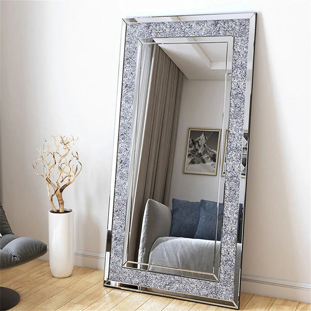 BORWARTH Rectangle Venetian Wall Mirror With Diamond Edge