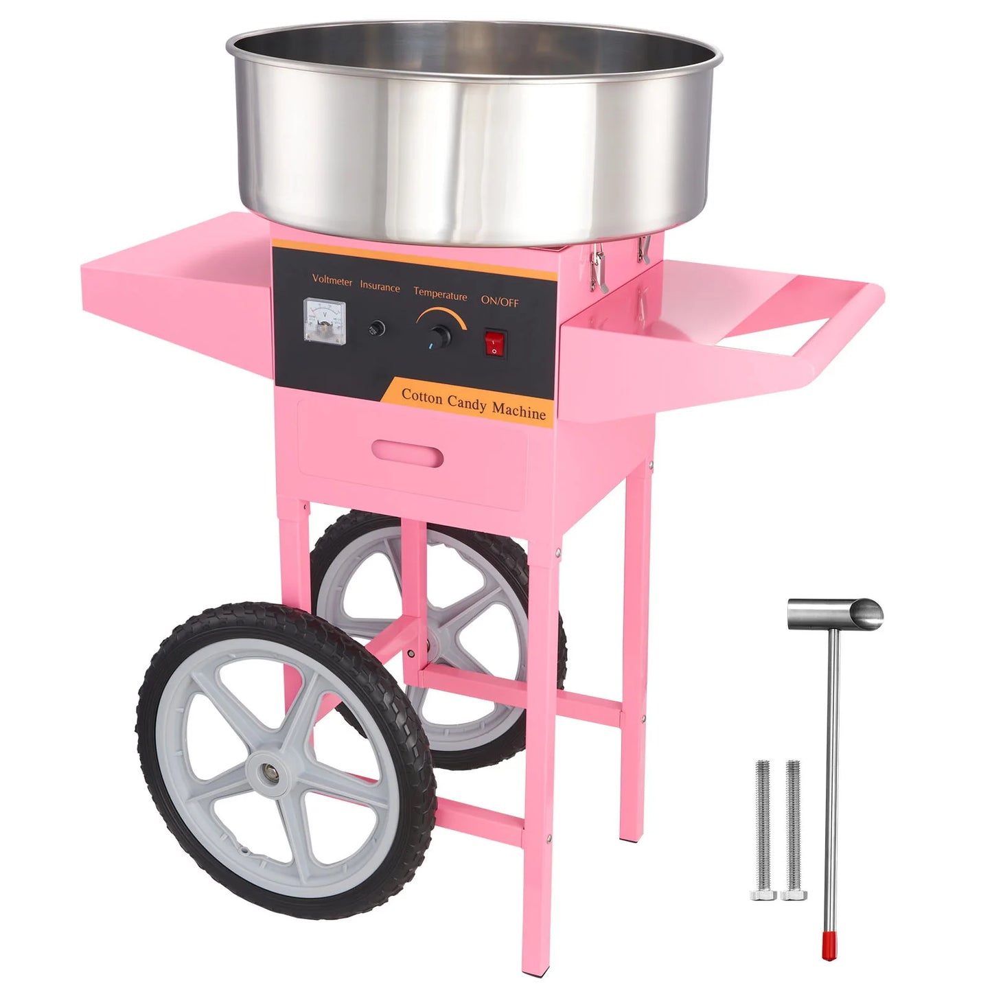 SucceBuy Electric Cotton Candy Machine Stainless Steel Bowl Floss Maker