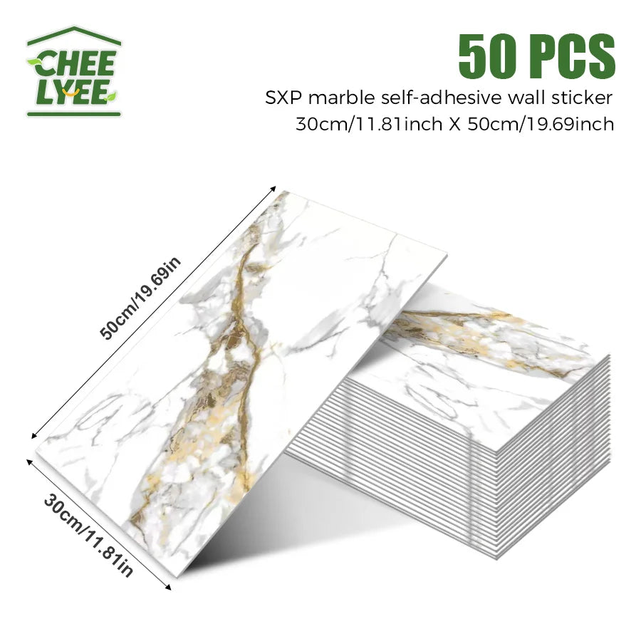3D Self Adhesive Peel And Stick Wall Tiles Splashback 50pcs