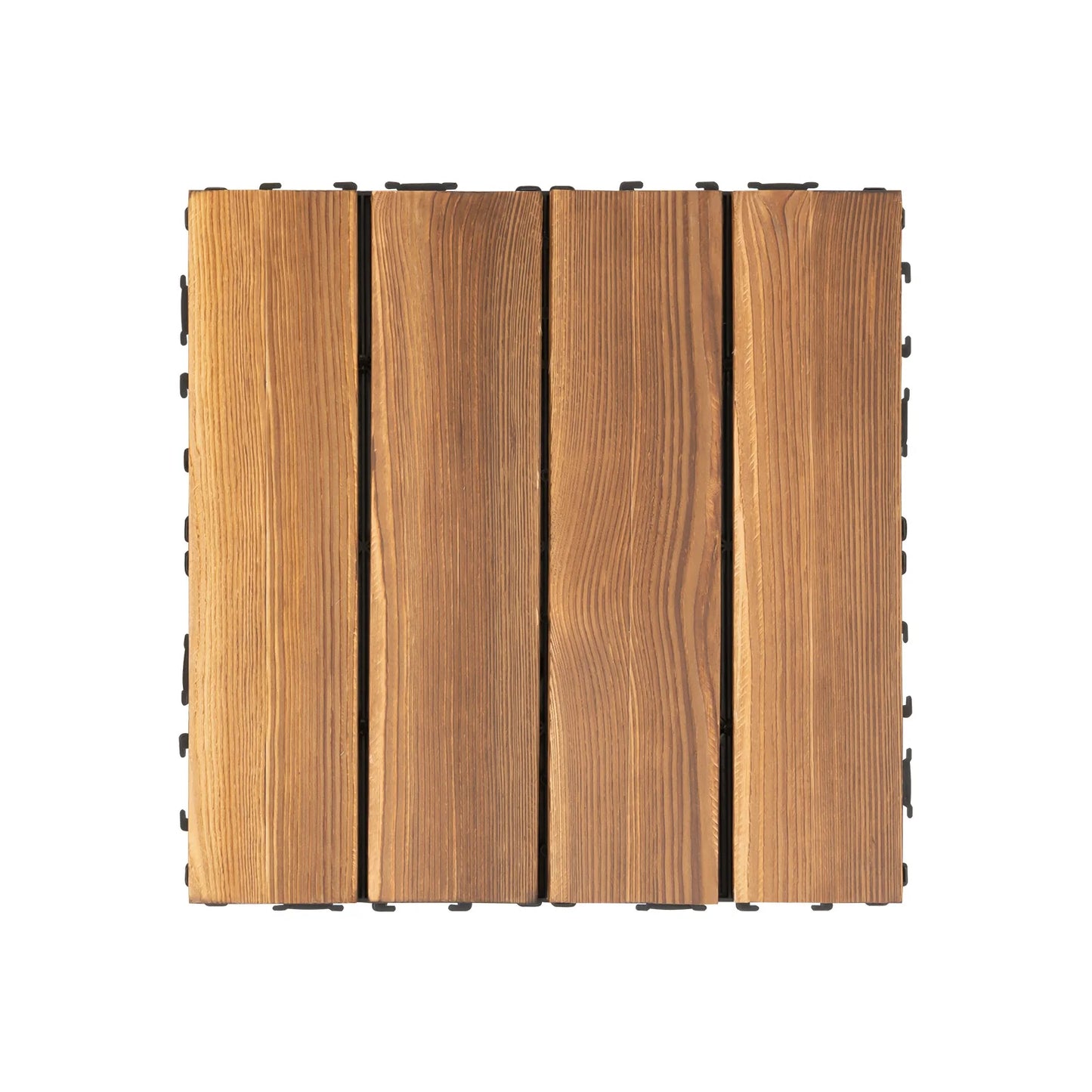 Wood Plastic Composite Interlocking Deck Tiles Waterproof For Indoor Outdoor