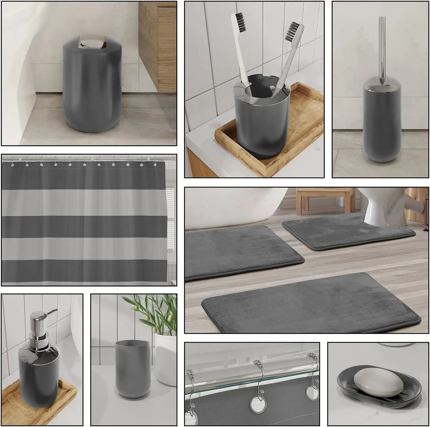 23 Piece Bathroom Accessories Set For Modern Decor Essentials